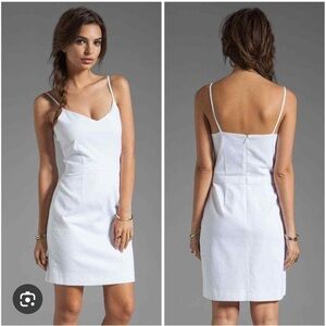 Joie “Orchard” Fitted White Dress